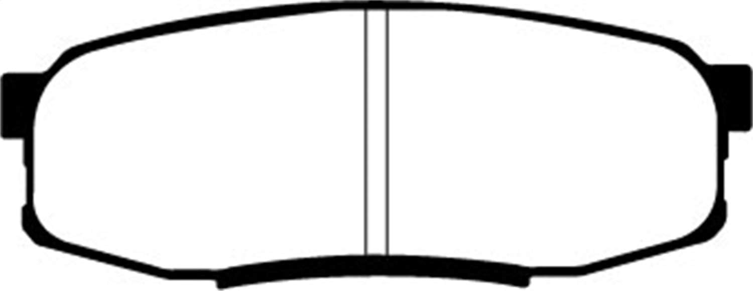 EBC Brakes Yellowstuff 4000 Series Street DP41816R to Fit LEXUS,TOYOTA