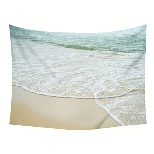 Tapisserie plage 240x260CM deco murale pour masquer mur chambre