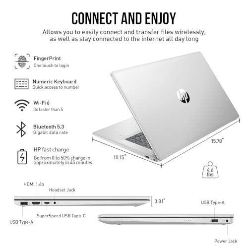 Laptop HP 17.3" Touchscreen Intel Core i7 64GB 2TB SSD miniatura 7