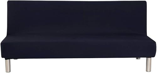 MIFXIN Funda elástica para sofá cama sin brazos, funda para futón de 3 asientos, plegable, para sofá, futón, sin reposabrazos, protector de muebles
