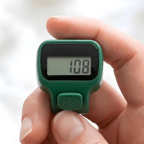 Image of Digital Finger Ring Counter, LCD Display, LED Back Light in Display, up to 99999 (Pack of 1- Any Random Colour Will Be Sent As Per Availability) (Green)