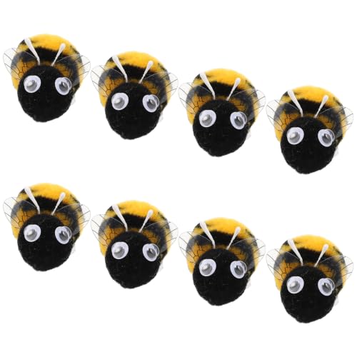 Abejas de fieltro de lana para decorar bandejas y manteles individuales de fiesta