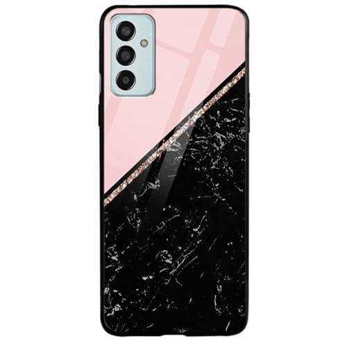 Image of COLORflow Back Cover Compatible with Samsung Galaxy F13 / M13 4G | Black Marble Pink | Shockproof TPU Bumper Cover with Camera Protection Back Cover
