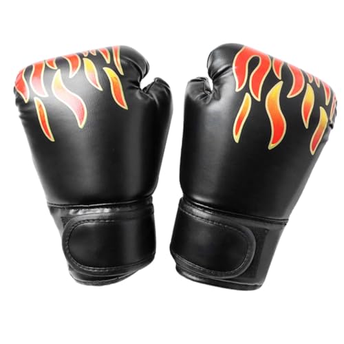 KOCKSHION 用スパーリンググローブ キッズボクシンググローブ ムエ練習用 通気メッシュ採用 快適フィット 耐久性 レザー製 トレーニングとパ