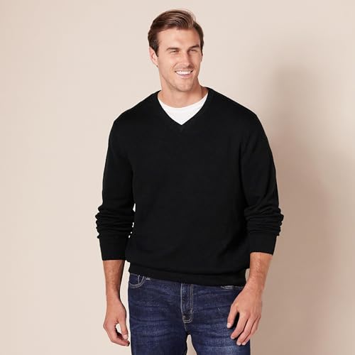 Amazon Essentials MAE35003FL18-BLA-2XL Men'S V-Neck Sweater thumb #5