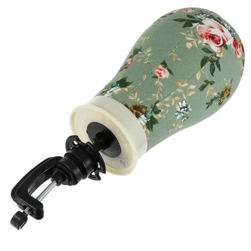 DEEPCRAFF Cabeza de Maniquí de Práctica de Tela para Hacer Pelucas y Extensiones de Cabello, Material Canvas, Elegante y Funcional para Uso en Salón Casa