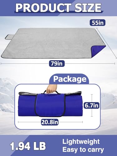 Bigmeta BIGMETA-BLUE-WP-BLANKET Waterproof Outdoor Stadium Blanket thumb #5