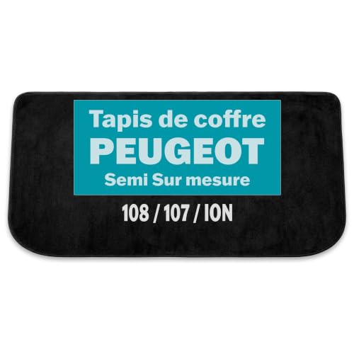 Tapis de coffre Peugeot 108 entretien facile anti boue