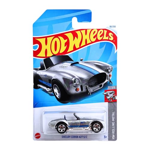 Image of Hot Wheels Shelby Cobra 427 S /C HW Rolling Metal Ages 3 and Up (Grey)