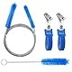 Wisyurt 4-Teiliges Set mit CPAP-Schlauchreinigungsbürsten, Passend für Gängige CPAP-Schläuche und Masken mit Durchmessern Von 15-22 mm