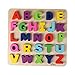 Produktbild solini Holzpuzzle ABC Buchstaben, für Kinder, Mädchen/Jungen, 27 Teile, ab 1,5 Jahren, Spiele, 27,4x1,8x28,3 cm, Holz, Bunt