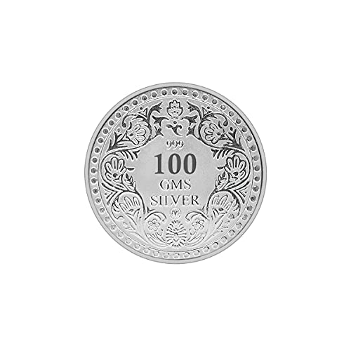 Image of MAA SILVER Pure Silver Queen Victoria BIS Hallmarked Round Coin Chandi Sikka Perfect for Gifting Investment (999 Purity)