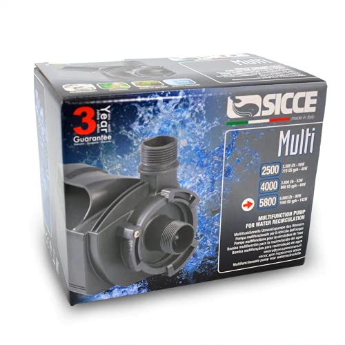 Pompe d'aquarium multifonction SICCE MULTI 5800 pour usage en ligne