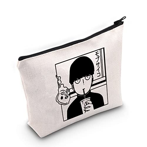 TOBGBE Mob Psyhco 100 Gift Anime Graphic Makeup Bag Anime Lover Gift Anime Merch (Mob Psyhco)