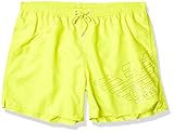 Emporio Armani Herren BOXER BEACHWEAR SILVER EAGLE Badehose, Gelb (Sole 02660), XX-Large (Herstellergröße: 56)