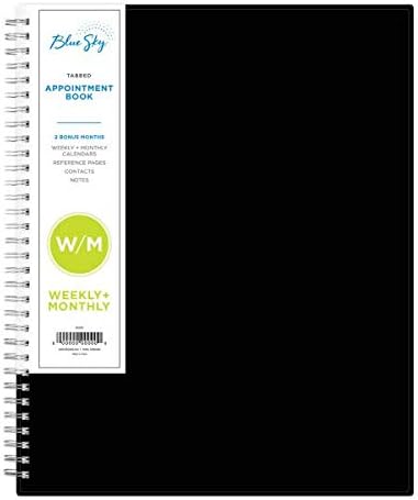 Blue Sky 2021 Weekly & Monthly Appointment Book & Planner, Flexible Cover, Twin-Wire Binding, 8.5" x 11", Classic Red (111289-21)