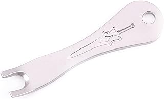 Zittop Acoustic Guitar Bridge Pins Puller Peg Remover - Strings Change - Multifunction Guitar Peg Puller Bridge Pin Remover Extractor Removal Metal Handy Tool Kit Accessories (Silver)