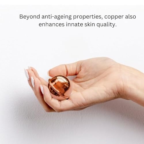 Image of Ayurvedic Copper Ball Drinking Water Purification & Infusion, Copper Metal Ball bring Integrity and Clear Thinking with Natural Energy and Meditation, Water Charger Pack of 4