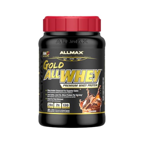 ALLMAX AllWhey Gold protéine lactosérum chocolat 2 lb