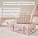 UNIWALKER Vintage Carry on Luggage Set, 2 Piece Retro Spinner Trunk Suitcase with Cosmetic Train Case for Women, 20