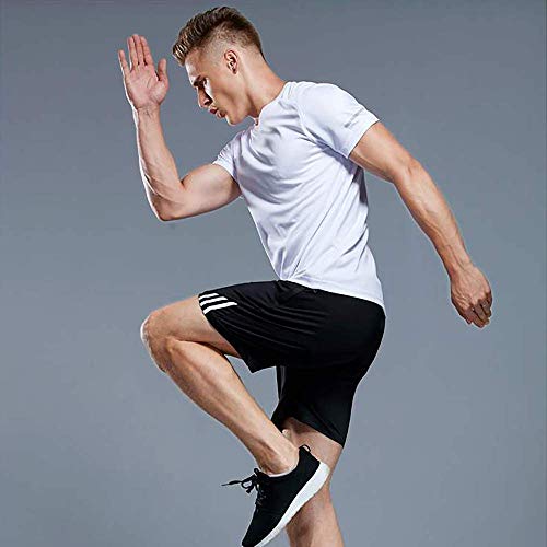 Holure Heren 3-pack Sports Ademend Sneldrogend T-shirt met korte mouwen - Image 4