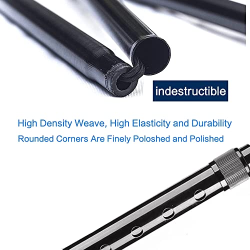 Evealyn Walking/Hiking/Trekking/Camping Stick&Pole&Canes Foldable, Collapsible, Portable, Lightweight, Adjustable Hand Walking Cane, Mountaineering Crutches Outdoor For Men, Women (Black) #TOP7