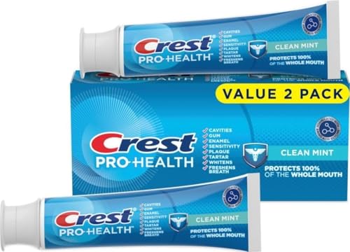 Image of Crest Pro-Health Clean Mint Toothpaste (4.3oz) Twin Pack