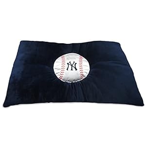 MLB-PET-Bed-New-York-Yankees-Soft-Cozy-Plush-Pillow-Bed-Baseball-Dog-Bed-Cuddle-Warm-Sports-Mattress-Bed-for-Cats-Dogs New York Yankees Pillow Bed