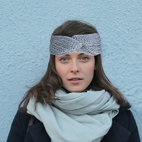 TECDW 4 Pezzi fascia capelli donna invernale