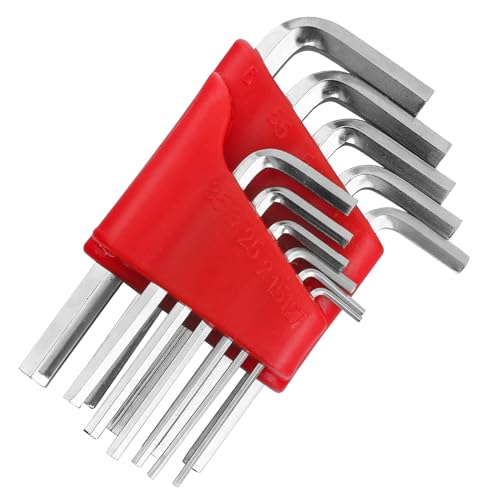 HAFRILY 11 Piece Small Metric Allen Keys Set (1.27mm-6mm) Allen Key L Hex Wrench Set for Furniture and DIY Tools with Dedicated Slots