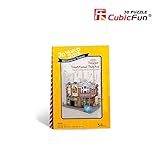W3163h Cubicfun Cubic FUN 3d Puzzle Model 34pcs Taiwan Traditional Theatr