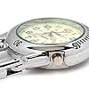 WONOLO Clip on Carabiner Luminous Face FOB Watch Digital for Doctors Nurses Paramedics Chefs Sport Unisex Men Women (Silver) #4