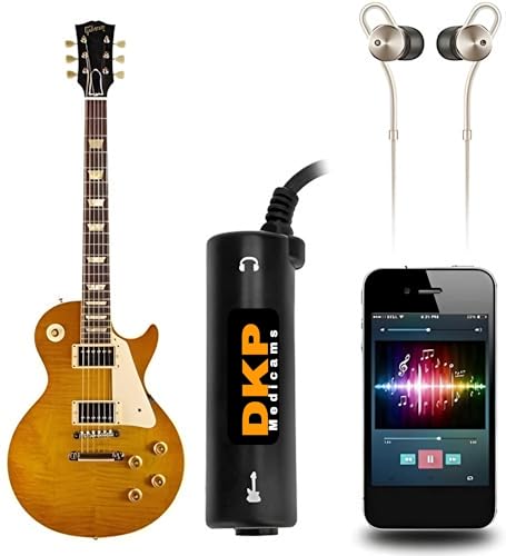 Image of DKP Medicams Audio Interface AMP from for iPod Touch, iPhone, and iPad, 7 X 2 X 2 cm, Black