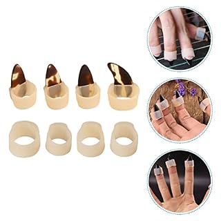 Generic 8Pcs Couvertures Accessoires pour Les Doigts Médiators Guzheng Beige Bout Des Doigts Banjo Violon Pratique… - Les Beatles, Paul McCartney, John Lennon, RIngo Starr, George Harrison Generic 8Pcs Couvertures Accessoires pour Les Doigts Médiators Guzheng Beige Bout Des Doigts Banjo Violon Pratique… – Image 6