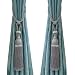 Selling Wonderful Curtain Holdbacks Curtains Tiebacks Home Decorative Braided Buckle Fastener Accessories Window Drapery Ball Tassels Tiebacks, Set of 2 (Silver Grey)