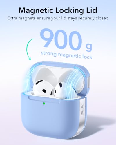 Image of ESR for AirPods 4 Gen Case, Compatible with MagSafe, Light Blue