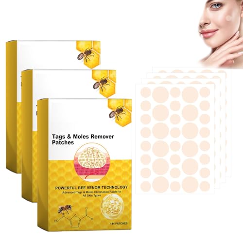 Quita verrugas cuello y cara, Parche para Acné y Granos,Parche Anti Verrugas, Skin Tag Remover Patch, Skin Tag Removal (3)