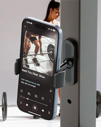 APPS2Car Handyhalterung Fitnessstudio Magnet für Fitnessstudio,360 einstellbar Gym Halterung… – Ansicht 7