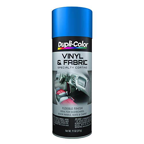 Image of Dupli-Color (HVP102-6 PK Blue Vinyl and Fabric Coating - 11 oz. Aerosol, (Case of 6)