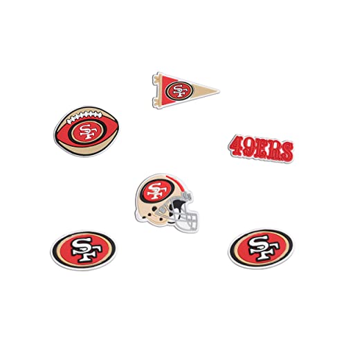 FOCO San Francisco 49ers NFL 6 Pack Team Shoe Charms
