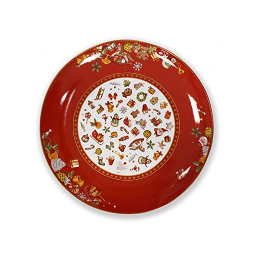 Brandani PIATTO PORTATA CHICCHI E BALOCCHI PORCELLANA | Prestige Store