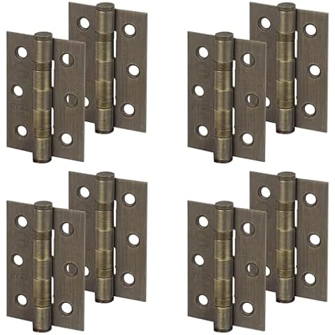 Decoranddecor Fire Rated Antique Brass Door Hinges Cover