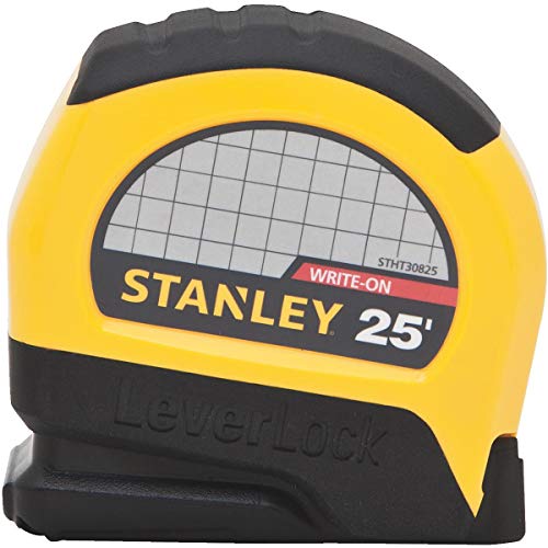 Cinta métrica Stanley STHT30825 flexible de un cuarto de pulgada para carpintería