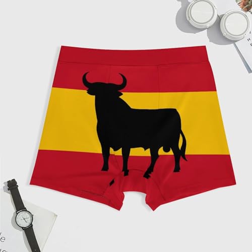Spanish Bull Men's Boxer Briefs Underwear Breathable Custom Graphics3