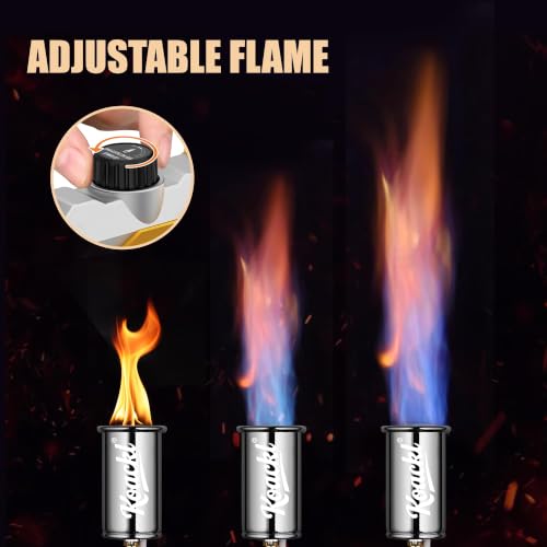 Image of Koackl 25.8 inch CSA Propane Torch Gun 2372F Adjustable Flame BBQ Welding | Powerful Flamethrower Blow Torch, Instant Piezo Ignition, Ergonomic Grip; Weed Burner, Melts Ice; for Camping, Welding, DIY