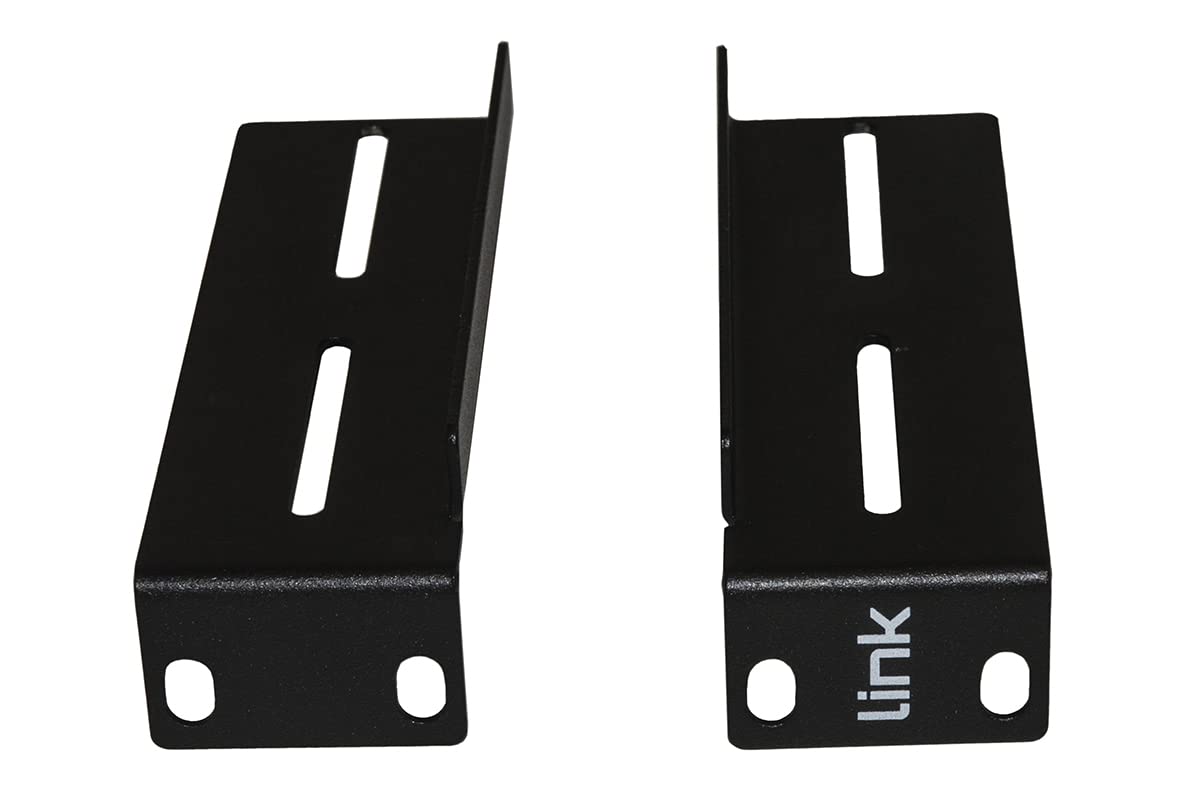 LINK LK24LC3P Panneau Fibre Optique 19" avec 24 adaptateurs LC Duplex OM3 Profondeur 250 mm avec Rails installés Couleur Noir