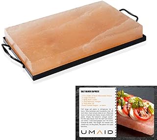 UMAID Natural Himalayan Rock Salt Block Cooking Plate 12 X 8 X 1.5