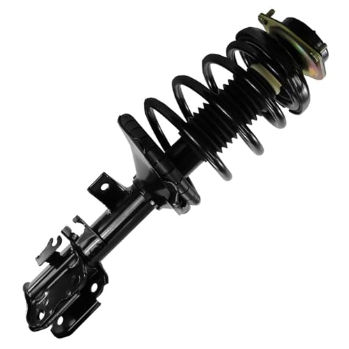 Image of Detroit Axle - 8pc Struts Kit for 2002 2003 2004 Nissan Pathfinder INFINITI QX4, 2 Front Struts with Coil Spring Assembly 2 Rear Shock Absorbers 4 Front and Rear Sway Bars Replacement Suspension