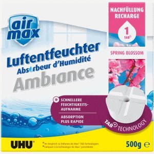 Preisvergleich Produktbild UHU 6 x Luftentfeuchter Airmax Ambiance Tabs Spring Blossom 500g