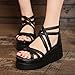 POLP Zapatos Planos Plataforma Sandalias Planas para Mujer Hebillas Correa de Hebilla...